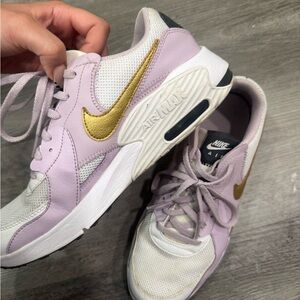 Nike Women's Air Max Sneakers - Lavender and Gold